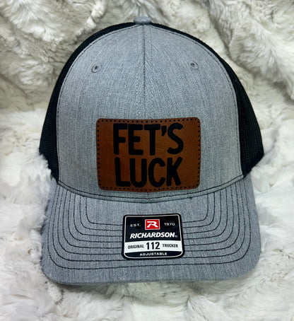 Trucker hat with patch