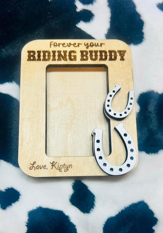 Riding buddy pic frame