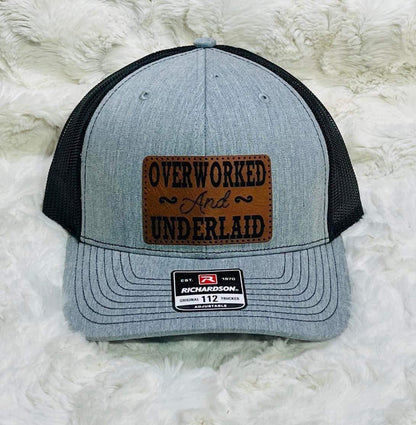 Trucker hat with patch