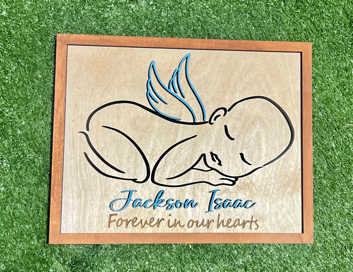 Sleeping Baby Angel Infant Loss Stillborn Miscarriage Baby Child sign