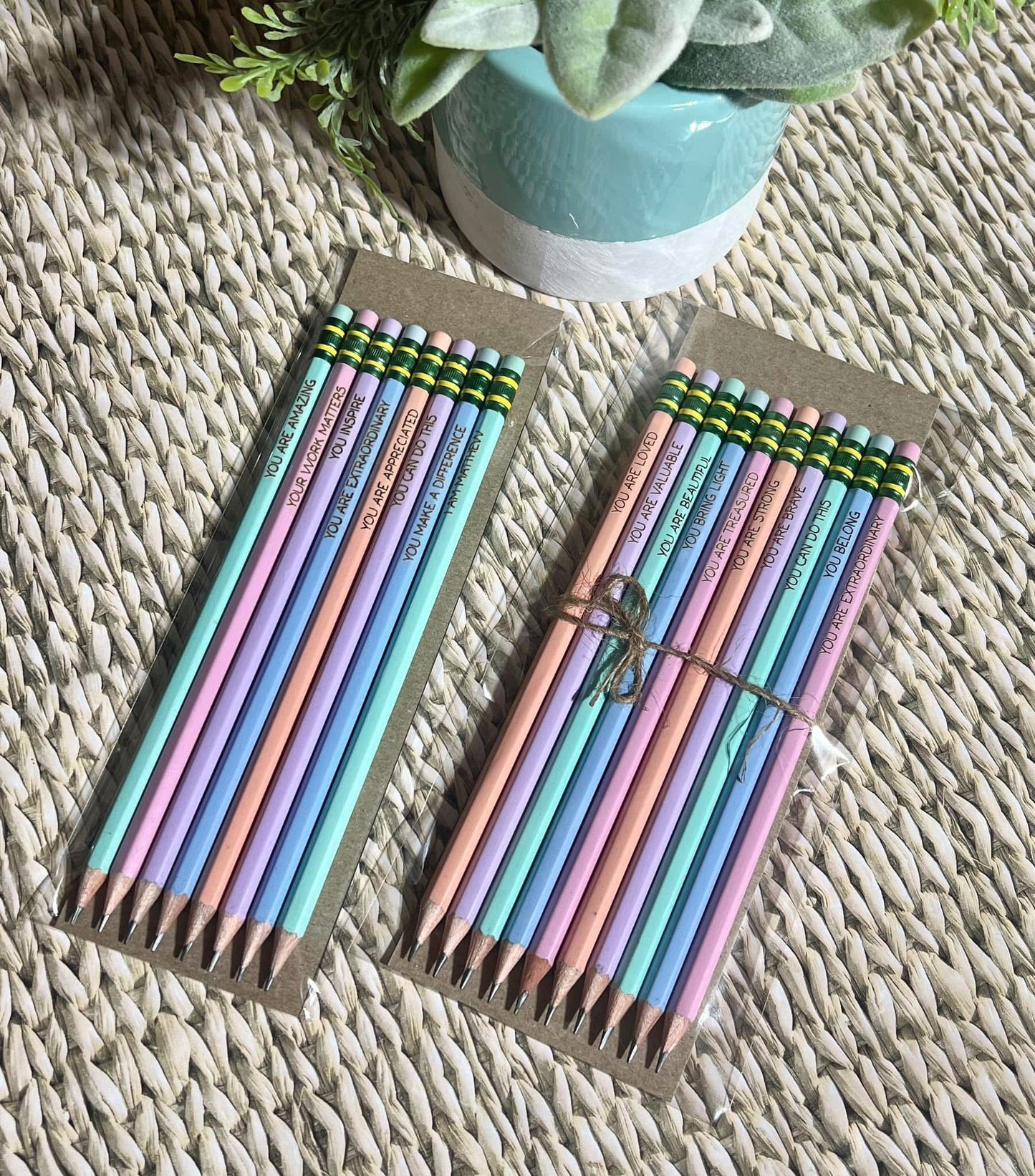 Personalized Pastel Pencils, Neon Pencils, Ticonderoga pencils Back to School