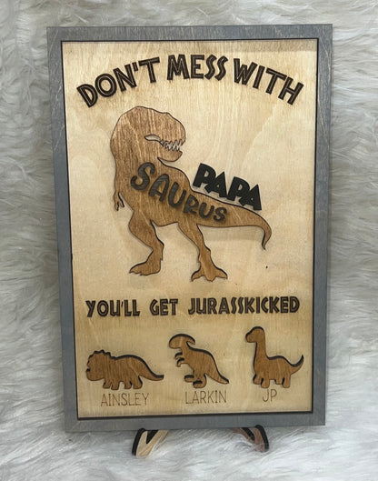 Dino Dad Jurasskicked