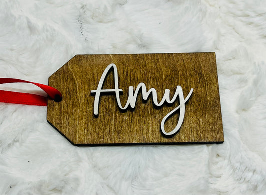 Gift name tag/ stocking tag