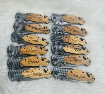 Personalized knife Father’s Day