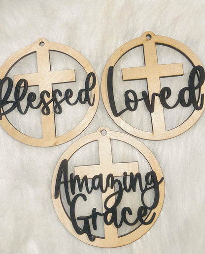 Easter Car Charm/Ornament/God/Amazing Grace/Positive/Christian/Spiritual