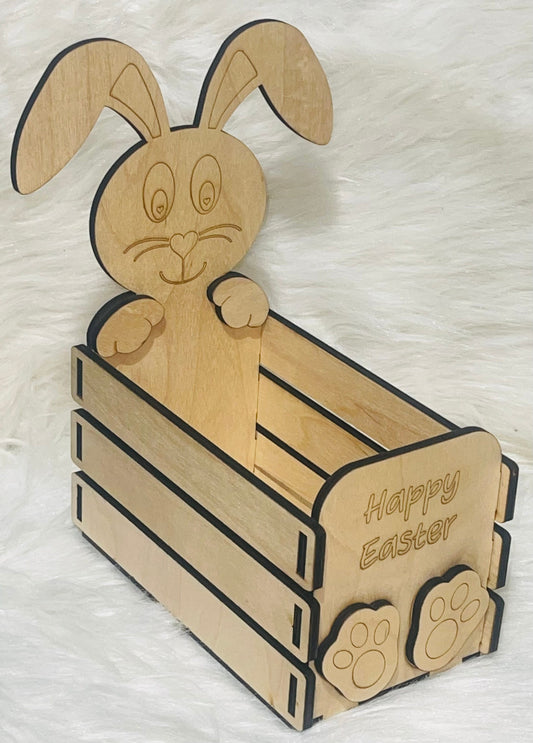 Easter Bunny Basket/box/Easter Basket/Container/Favor